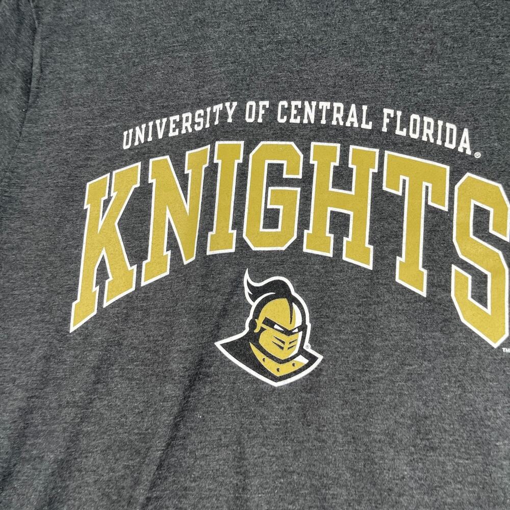UCF Knights Graphic Print T Shirt Gray Heather Mens Medium NEW Central Florida - Picture 2 of 9
